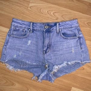 Pacsun Light Wash Jean Short 25
